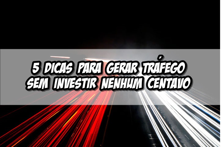 5 Dicas de como aumentar o tráfego do seu site.
