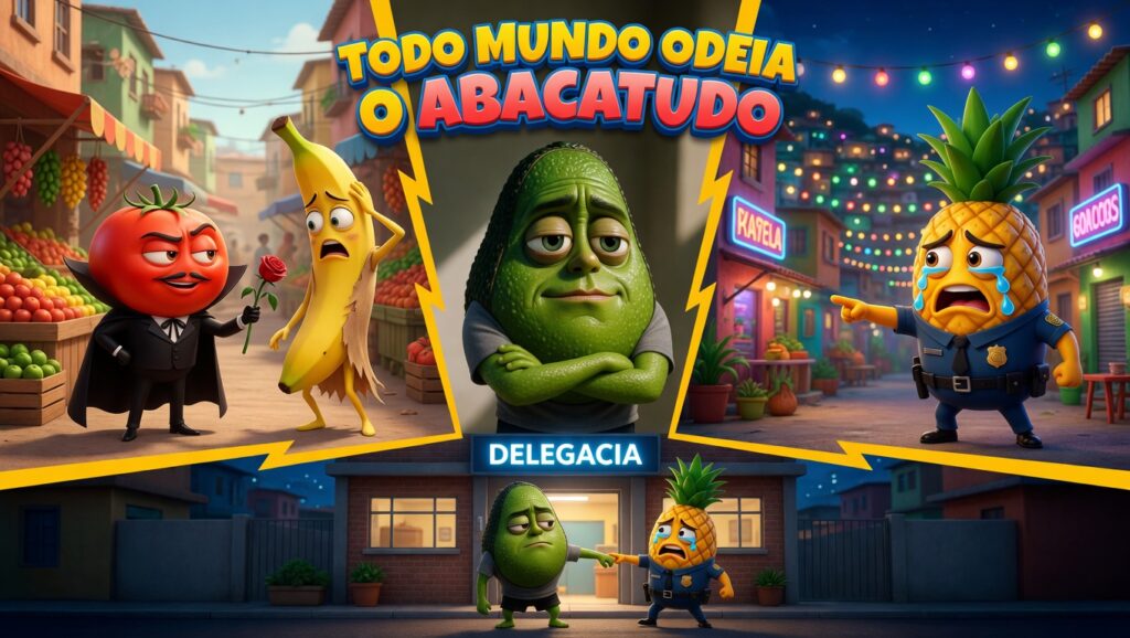 exemplos de novelas de frutas criadas com IA