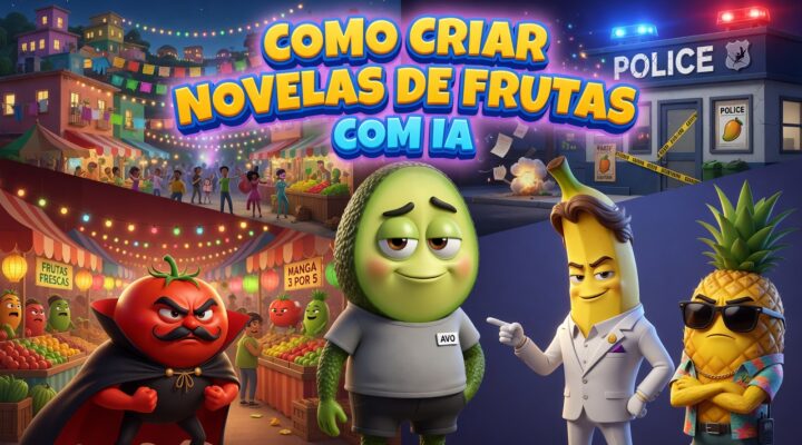 Como Criar Novelas de Frutas com IA: Histórias Criativas e Virais